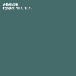 #456B6B - Blue Bayoux Color Image