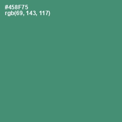 #458F75 - Viridian Color Image