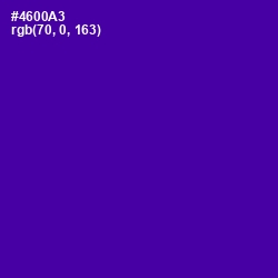 #4600A3 - Pigment Indigo Color Image