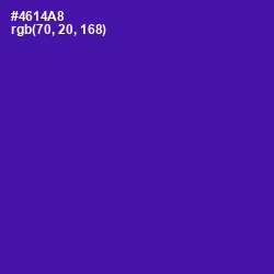 #4614A8 - Daisy Bush Color Image