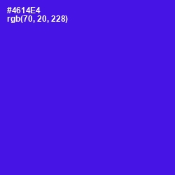 #4614E4 - Purple Heart Color Image