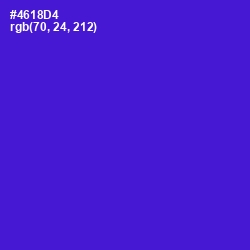 #4618D4 - Purple Heart Color Image