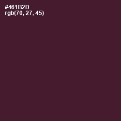 #461B2D - Wine Berry Color Image