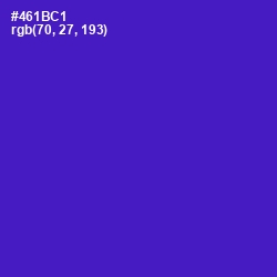 #461BC1 - Purple Heart Color Image