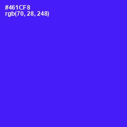 #461CF8 - Purple Heart Color Image