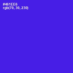 #461EE6 - Purple Heart Color Image