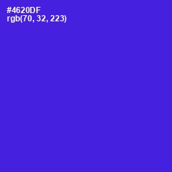 #4620DF - Purple Heart Color Image