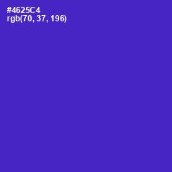 #4625C4 - Purple Heart Color Image