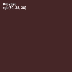 #462626 - Crater Brown Color Image