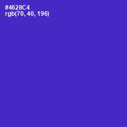 #4628C4 - Purple Heart Color Image