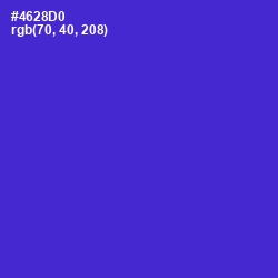 #4628D0 - Purple Heart Color Image