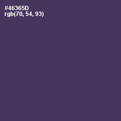 #46365D - Bossanova Color Image