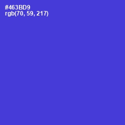 #463BD9 - Purple Heart Color Image