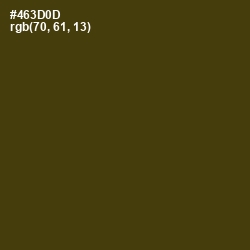 #463D0D - Deep Bronze Color Image