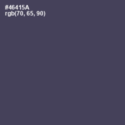 #46415A - Gun Powder Color Image