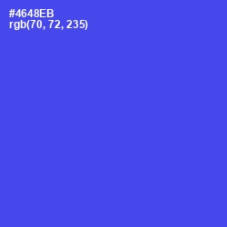 #4648EB - Royal Blue Color Image