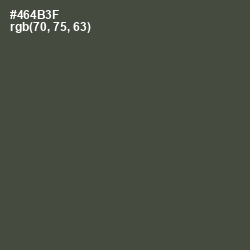 #464B3F - Kelp Color Image
