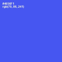 #4656F1 - Royal Blue Color Image