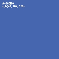 #4666B0 - San Marino Color Image