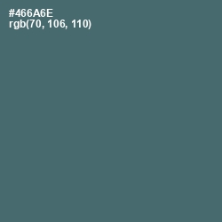 #466A6E - Blue Bayoux Color Image