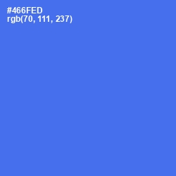 #466FED - Royal Blue Color Image