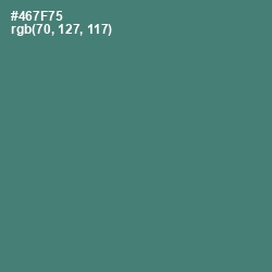 #467F75 - Faded Jade Color Image