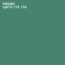 #46846E - Viridian Color Image