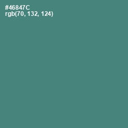 #46847C - Viridian Color Image
