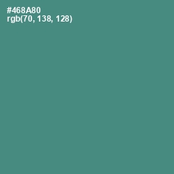 #468A80 - Smalt Blue Color Image