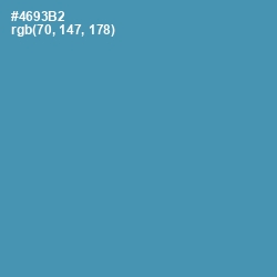 #4693B2 - Steel Blue Color Image