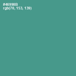 #46998B - Smalt Blue Color Image