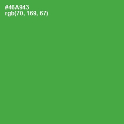 #46A943 - Chateau Green Color Image