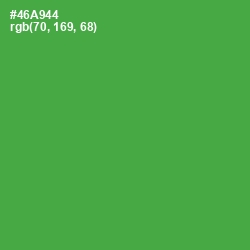 #46A944 - Chateau Green Color Image