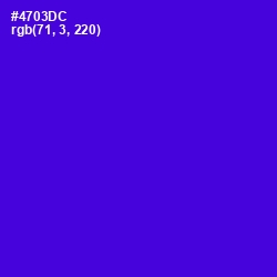 #4703DC - Purple Heart Color Image