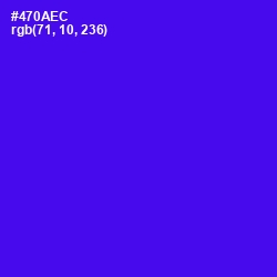 #470AEC - Purple Heart Color Image