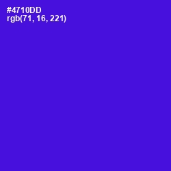#4710DD - Purple Heart Color Image