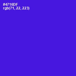 #4716DF - Purple Heart Color Image