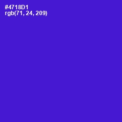 #4718D1 - Purple Heart Color Image