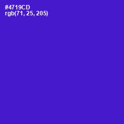 #4719CD - Purple Heart Color Image