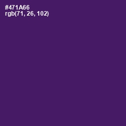 #471A66 - Scarlet Gum Color Image