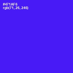 #471AF6 - Purple Heart Color Image