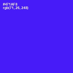 #471AF8 - Purple Heart Color Image