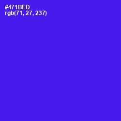 #471BED - Purple Heart Color Image