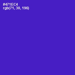 #471EC4 - Purple Heart Color Image