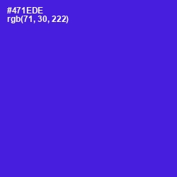 #471EDE - Purple Heart Color Image