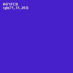 #471FCB - Purple Heart Color Image