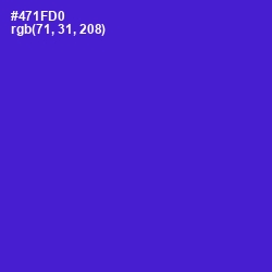 #471FD0 - Purple Heart Color Image