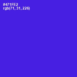 #471FE2 - Purple Heart Color Image