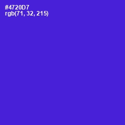 #4720D7 - Purple Heart Color Image