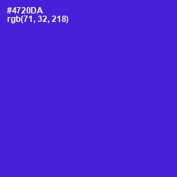 #4720DA - Purple Heart Color Image
